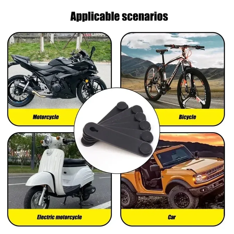 1-20Pcs Motorcycle Rubber Fram - Motorcycle Brake Cable 评论和价格