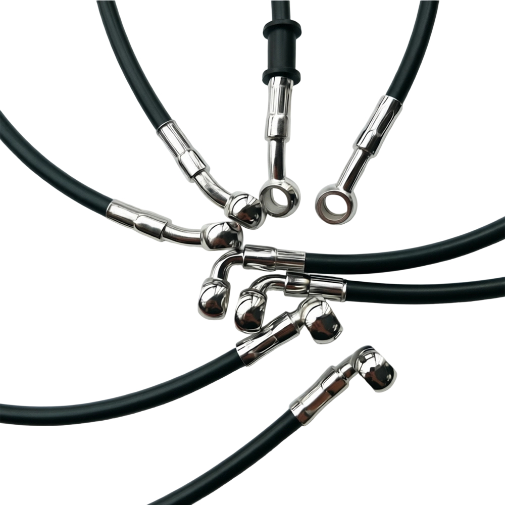 Black 28°-90° Degree Hydraulic - Motorcycle Brake Cable 评论和价格