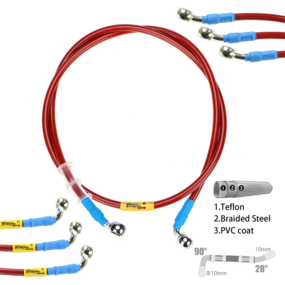 400mm-2400mm Brake Hose Hydrau - Motorcycle Brake Cable 评论和价格